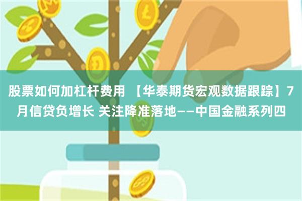 股票如何加杠杆费用 【华泰期货宏观数据跟踪】7月信贷负增长 关注降准落地——中国金融系列四