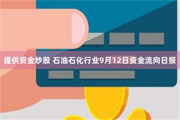 提供资金炒股 石油石化行业9月12日资金流向日报