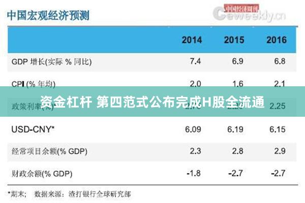 资金杠杆 第四范式公布完成H股全流通