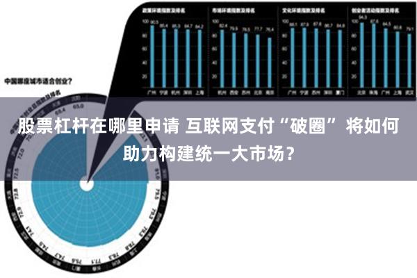 股票杠杆在哪里申请 互联网支付“破圈” 将如何助力构建统一大市场？