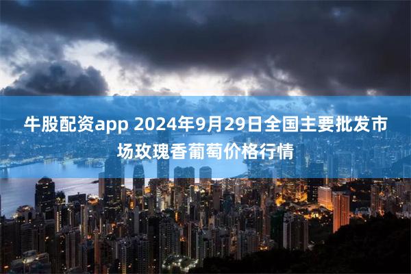 牛股配资app 2024年9月29日全国主要批发市场玫瑰香葡萄价格行情