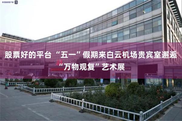 股票好的平台 “五一”假期来白云机场贵宾室邂逅“万物观复”艺术展