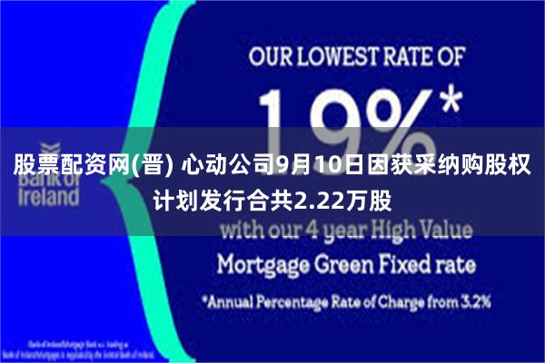 股票配资网(晋) 心动公司9月10日因获采纳购股权计划发行合共2.22万股